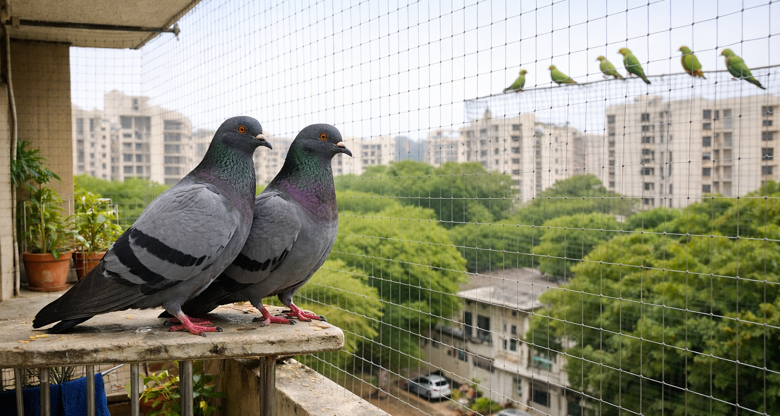 Top Benefits of Installing Bird Nets at Work and Home in Ahmedabad