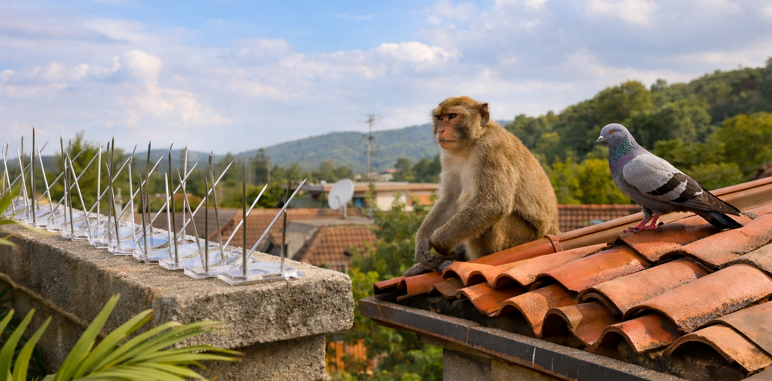 Top Benefits of Installing Monkey Bird Spikes on Your Property?