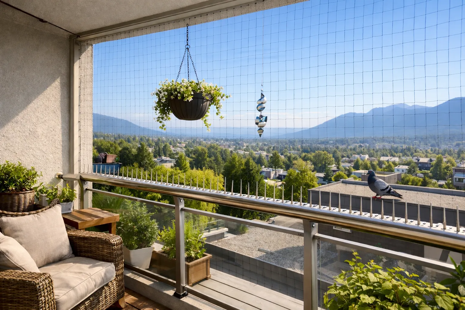 How to Stop Pigeons from Sitting on Your Balcony?