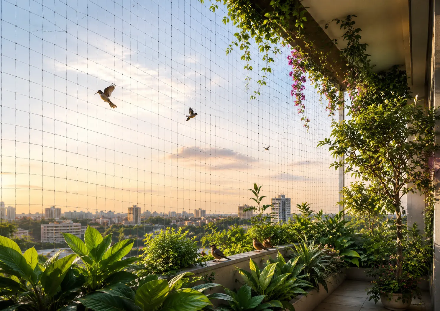How To Choose The Right Bird Net Material For Ahmedabad Weather Conditions?