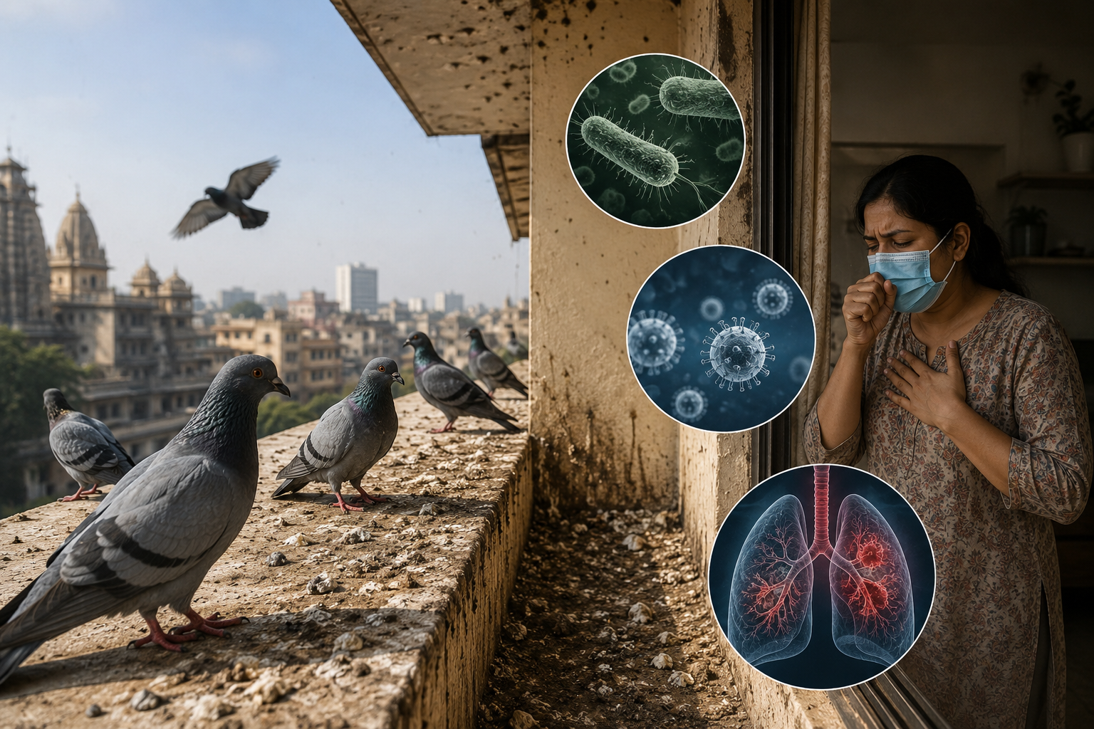 The Hidden Health Risks of Pigeon Problems in Ahmedabad Homes