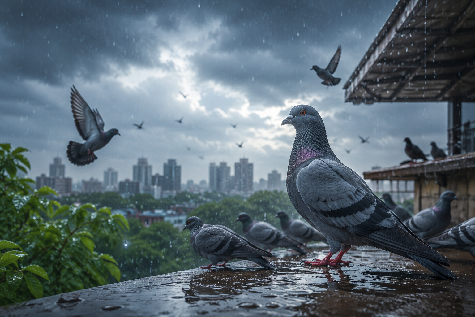 Why Bird Netting Becomes More Important During Monsoon Season In Ahmedabad? 
