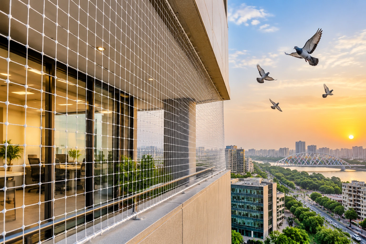 Why Commercial Bird Net Installation Is Important for Businesses in Ahmedabad? Why Commercial Bird Net Installation Is Important for Businesses in Ahmedabad?
