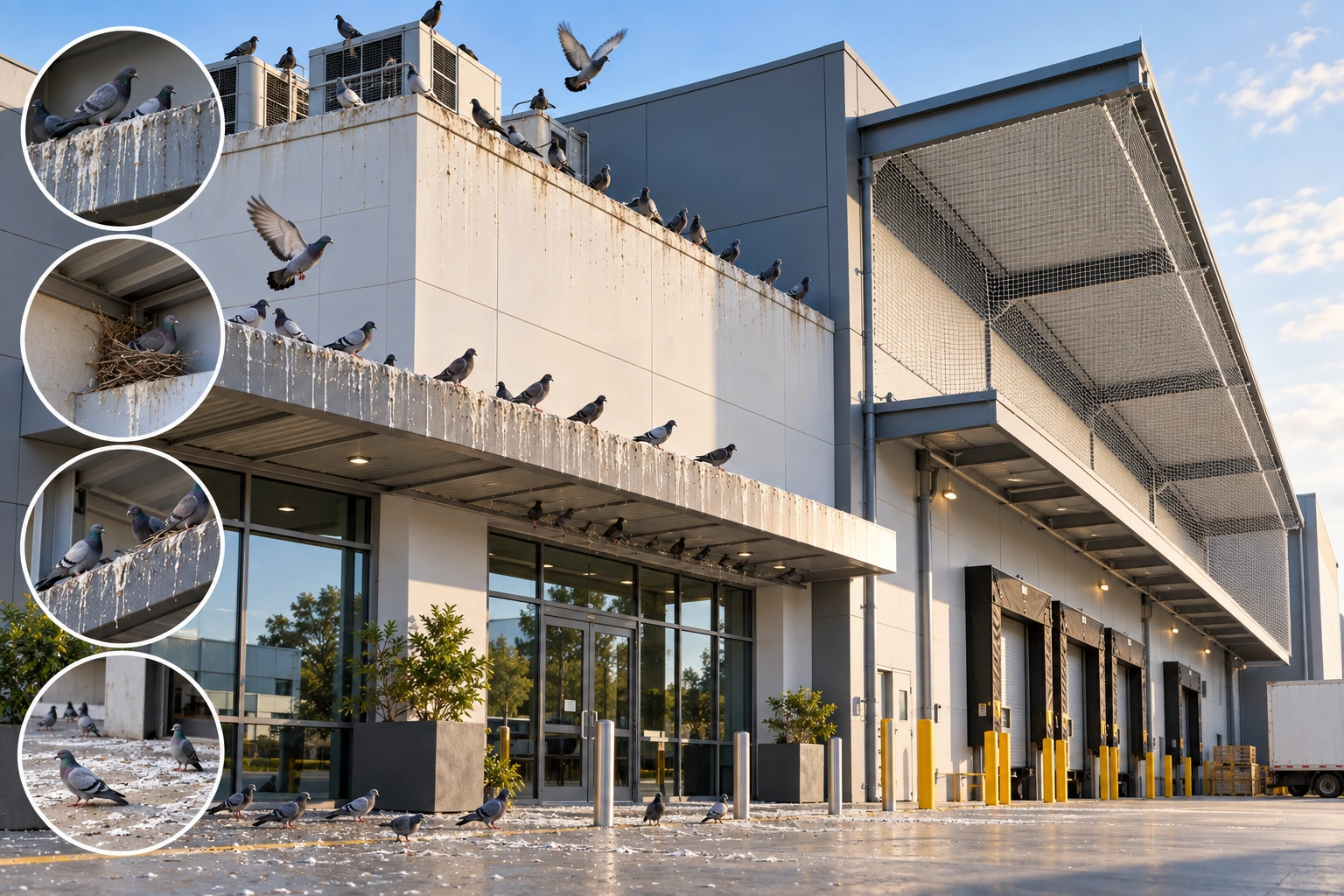 Signs Your Commercial Property Needs Bird Net Installation Signs Your Commercial Property Needs Bird Net Installation